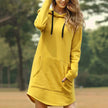 3Leaves Women Hoodie Dress