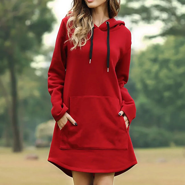 3Leaves Women Hoodie Dress