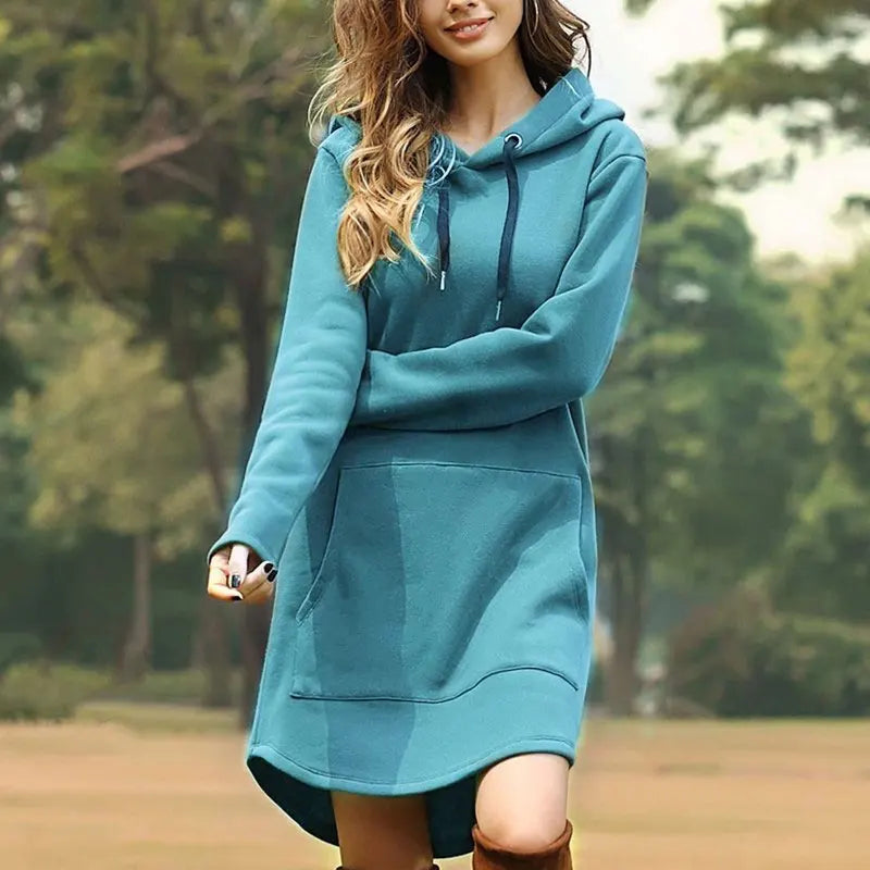 3Leaves Women Hoodie Dress