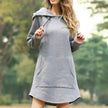 3Leaves Women Hoodie Dress