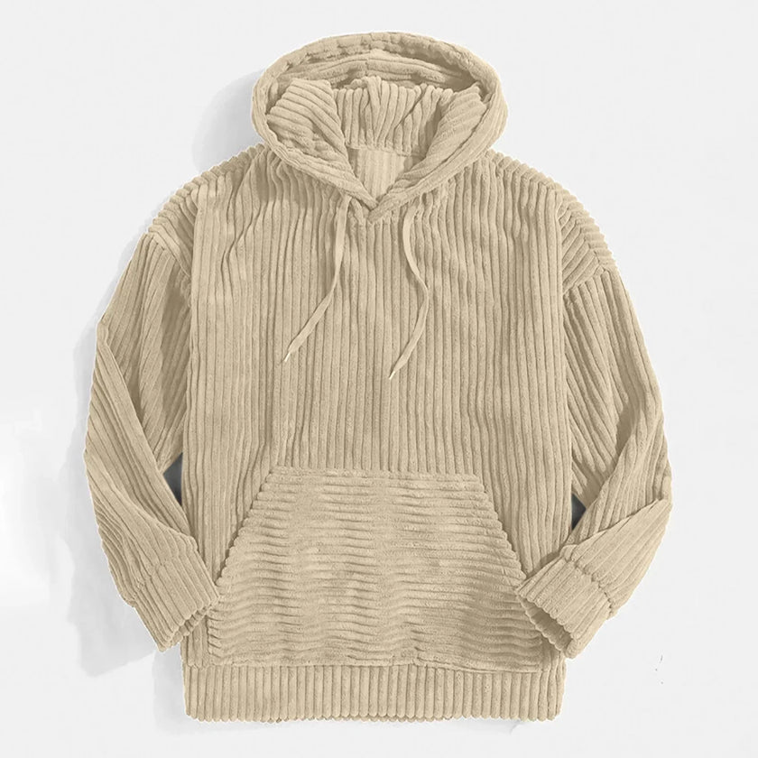 3Leaves Men's Corduroy Hoodie