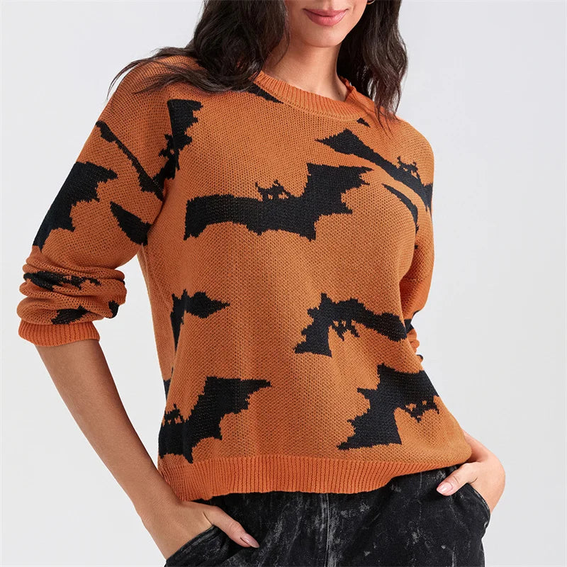 Pull chauve-souris effrayant