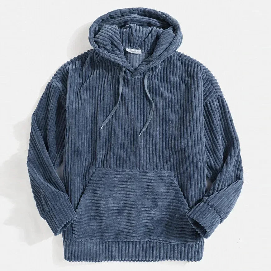 3Leaves Men's Corduroy Hoodie