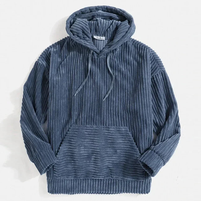3Leaves Men's Corduroy Hoodie