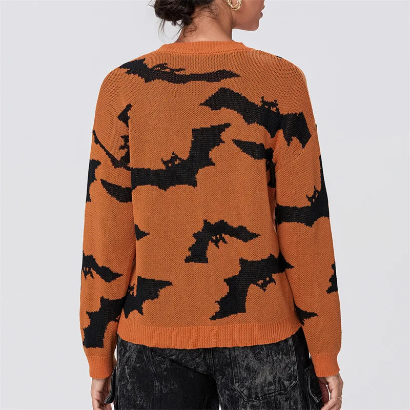 Pull chauve-souris effrayant