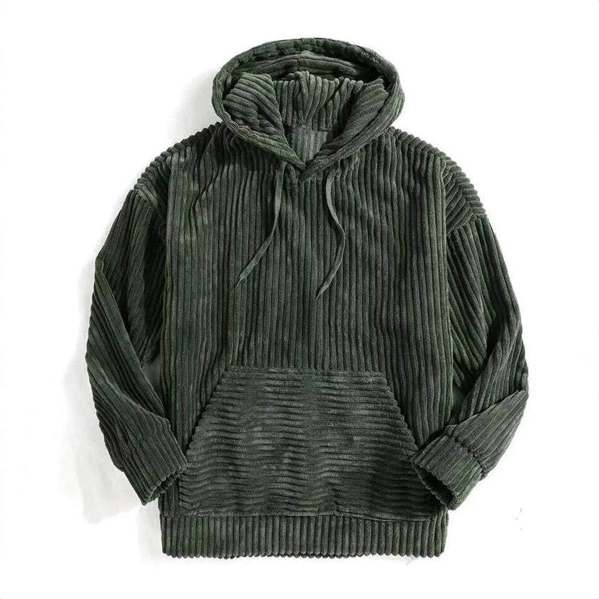 3Leaves Men's Corduroy Hoodie